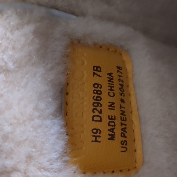 COLE HAAN* waterproof brown suede shearling tall winter boots size 7 rubber sole - Picture 13 of 17